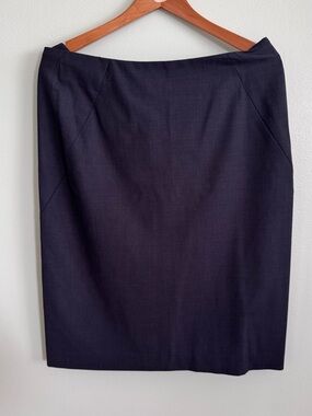Theory Navy Pencil Skirt